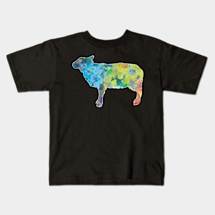 Cool sheep lamb goat color T-shirt Kids T-Shirt